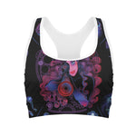 Sagittarius And Astrological Signs Print Women's Sports Bra