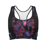 Sagittarius And Astrological Signs Print Women's Sports Bra