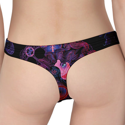 Sagittarius And Astrological Signs Print Women's Thong