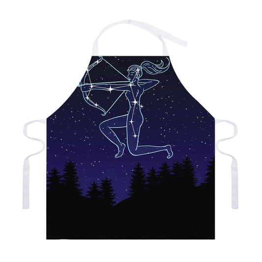 Sagittarius Constellation Print Adjustable Apron