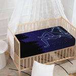 Sagittarius Constellation Print Baby Crib Sheet