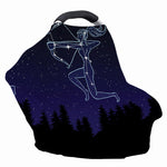 Sagittarius Constellation Print Baby Seat Cover
