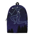 Sagittarius Constellation Print School Backpack