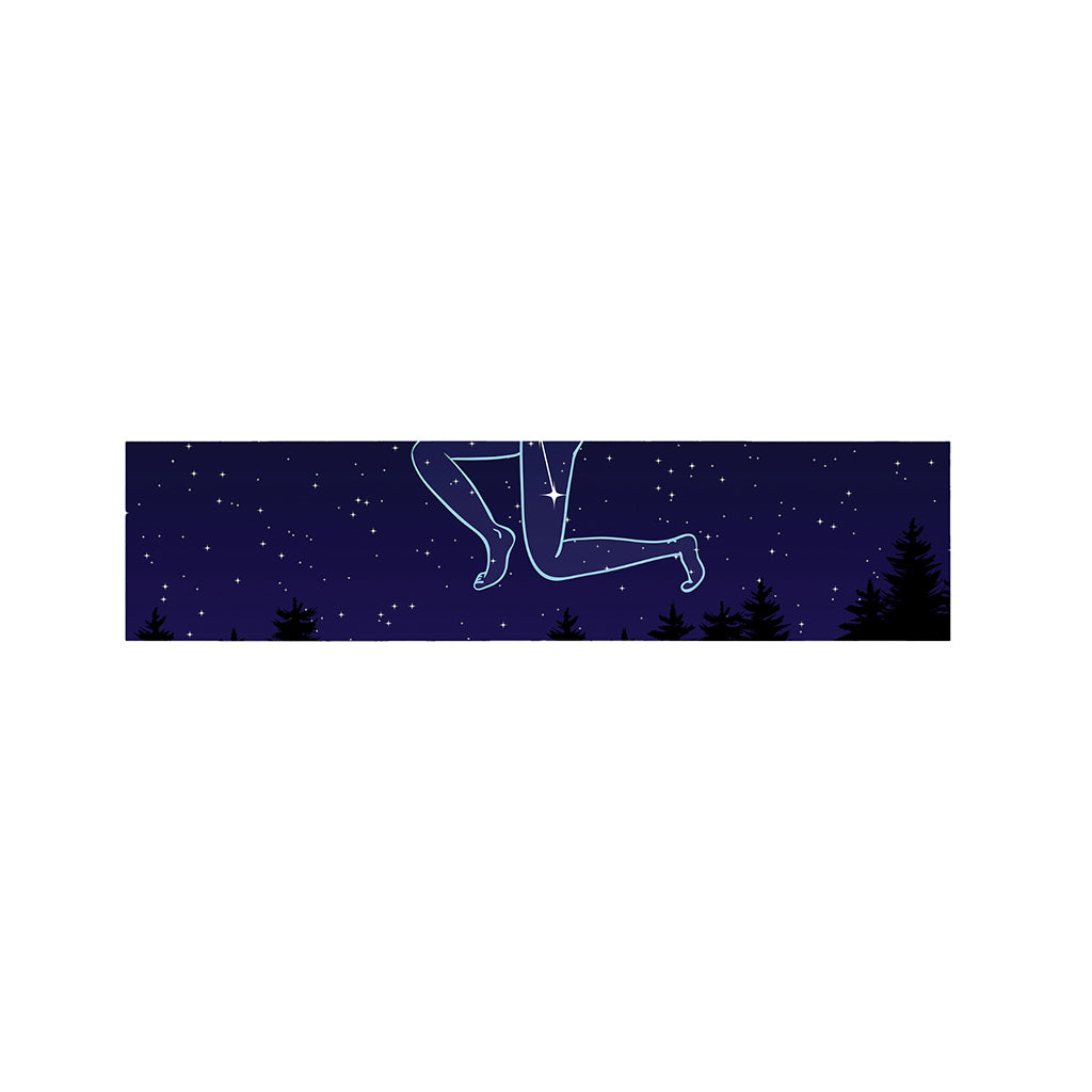 Sagittarius Constellation Print Bed Runner