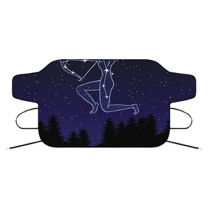 Sagittarius Constellation Print Car Windshield Snow Cover