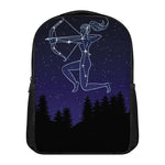 Sagittarius Constellation Print Casual Backpack