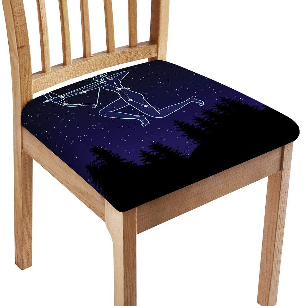 Sagittarius Constellation Print Chair Cushion Cover
