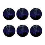 Sagittarius Constellation Print Coaster Set