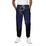 Sagittarius Constellation Print Cotton Pants