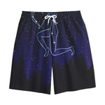 Sagittarius Constellation Print Cotton Shorts