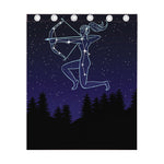 Sagittarius Constellation Print Curtain