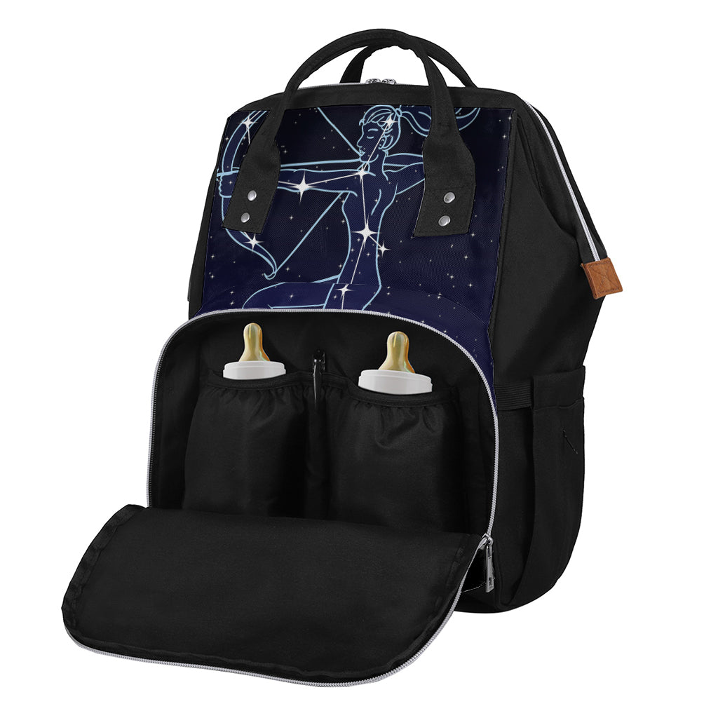 Sagittarius Constellation Print Diaper Bag