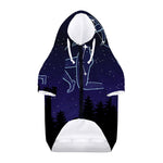 Sagittarius Constellation Print Dog Zip Up Hoodie