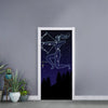 Sagittarius Constellation Print Door Sticker