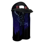 Sagittarius Constellation Print Double Neoprene Wine Tote