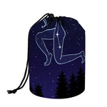 Sagittarius Constellation Print Drawstring Makeup Bag