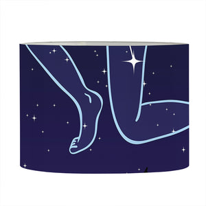 Sagittarius Constellation Print Drum Lamp Shade