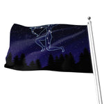 Sagittarius Constellation Print Flag