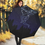 Sagittarius Constellation Print Foldable Umbrella