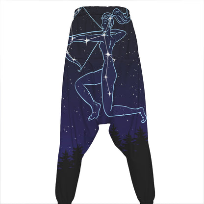 Sagittarius Constellation Print Hammer Pants