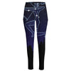 Sagittarius Constellation Print High-Waisted Pocket Leggings