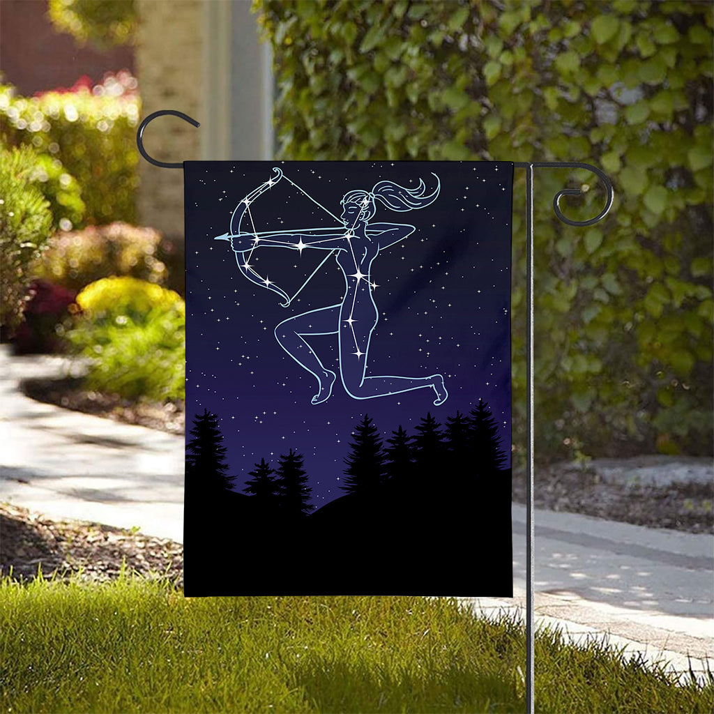 Sagittarius Constellation Print House Flag