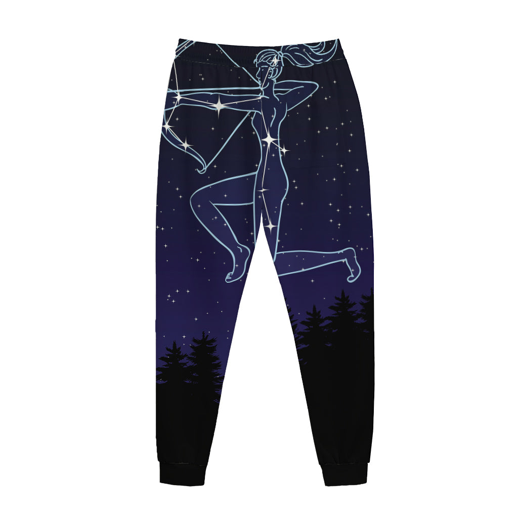 Sagittarius Constellation Print Jogger Pants