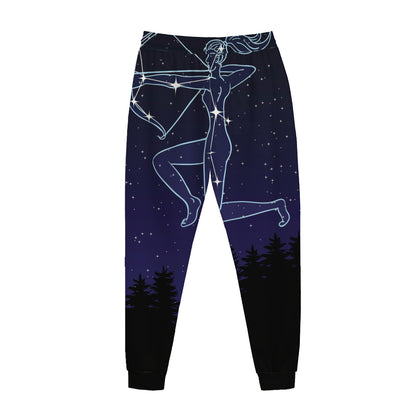 Sagittarius Constellation Print Jogger Pants