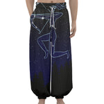 Sagittarius Constellation Print Lantern Pants