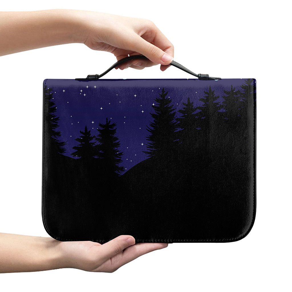Sagittarius Constellation Print Leather Bible Cover
