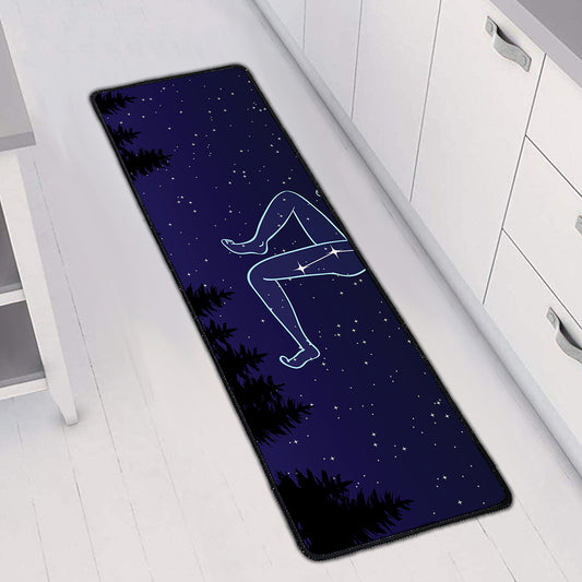 Sagittarius Constellation Print Long Kitchen Mat