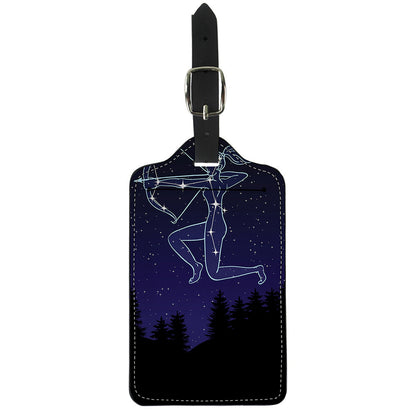 Sagittarius Constellation Print Luggage Tag