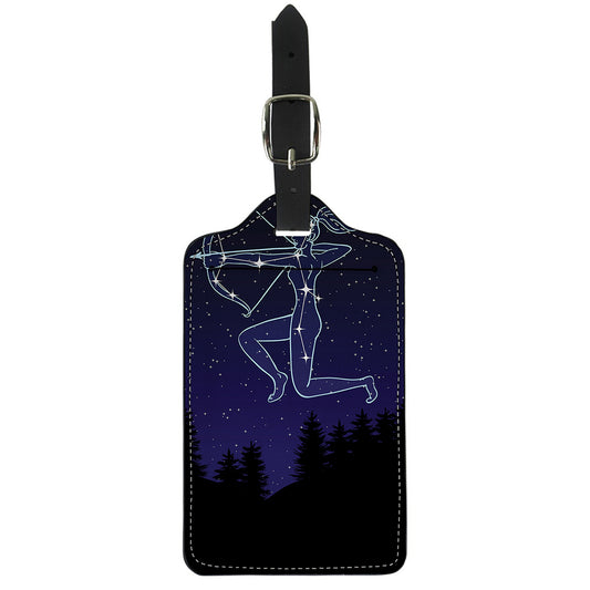 Sagittarius Constellation Print Luggage Tag