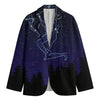 Sagittarius Constellation Print Men's Blazer