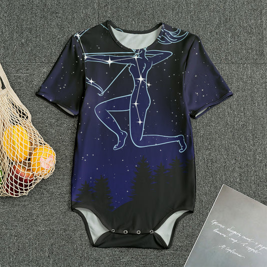 Sagittarius Constellation Print Men's Bodysuit