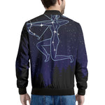 Sagittarius Constellation Print Men's Bomber Jacket