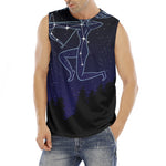 Sagittarius Constellation Print Men's Fitness Tank Top