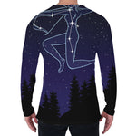 Sagittarius Constellation Print Men's Long Sleeve T-Shirt