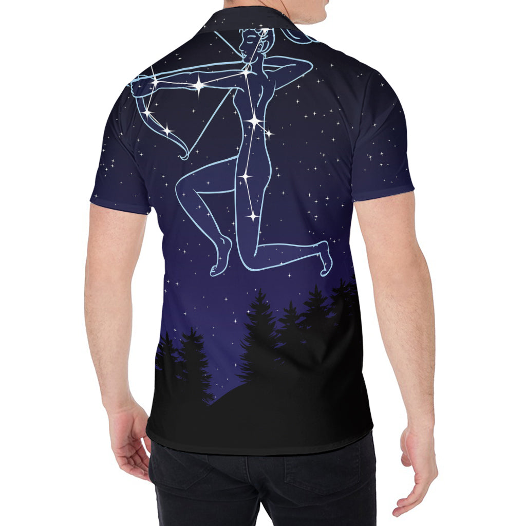 Sagittarius Constellation Print Men's Shirt