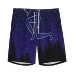 Sagittarius Constellation Print Men's Sports Shorts