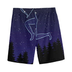 Sagittarius Constellation Print Men's Sports Shorts