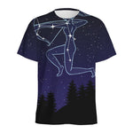 Sagittarius Constellation Print Men's Sports T-Shirt
