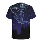 Sagittarius Constellation Print Men's Sports T-Shirt