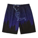 Sagittarius Constellation Print Men's Swim Trunks