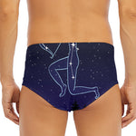 Sagittarius Constellation Print Men's Triangle Swim Briefs