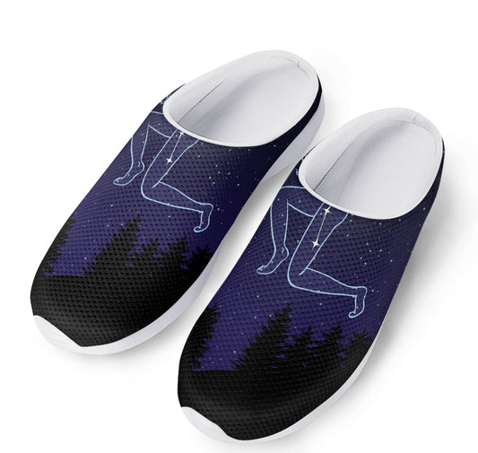 Sagittarius Constellation Print Mesh Casual Shoes