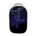 Sagittarius Constellation Print Mesh Laundry Hamper