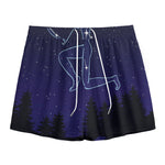 Sagittarius Constellation Print Mesh Shorts