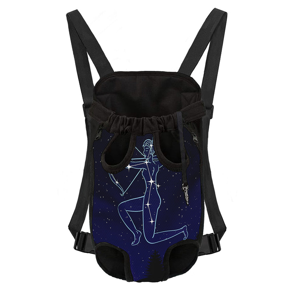 Sagittarius Constellation Print Pet Carrier Backpack