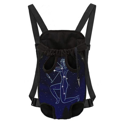 Sagittarius Constellation Print Pet Carrier Backpack